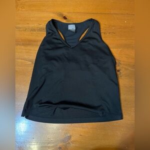 Black tank top